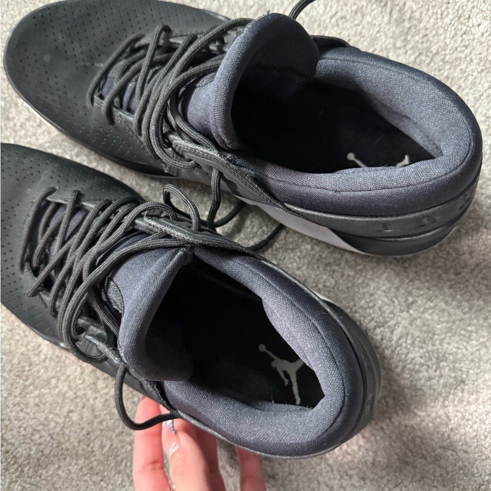Jordan Men's Black and White Sneakers- SIZE:10 - Picture 7 of 10